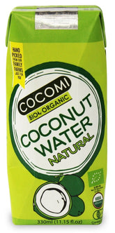 Φυσικό βιολογικό νερό καρύδας 330 ml - COCOMI